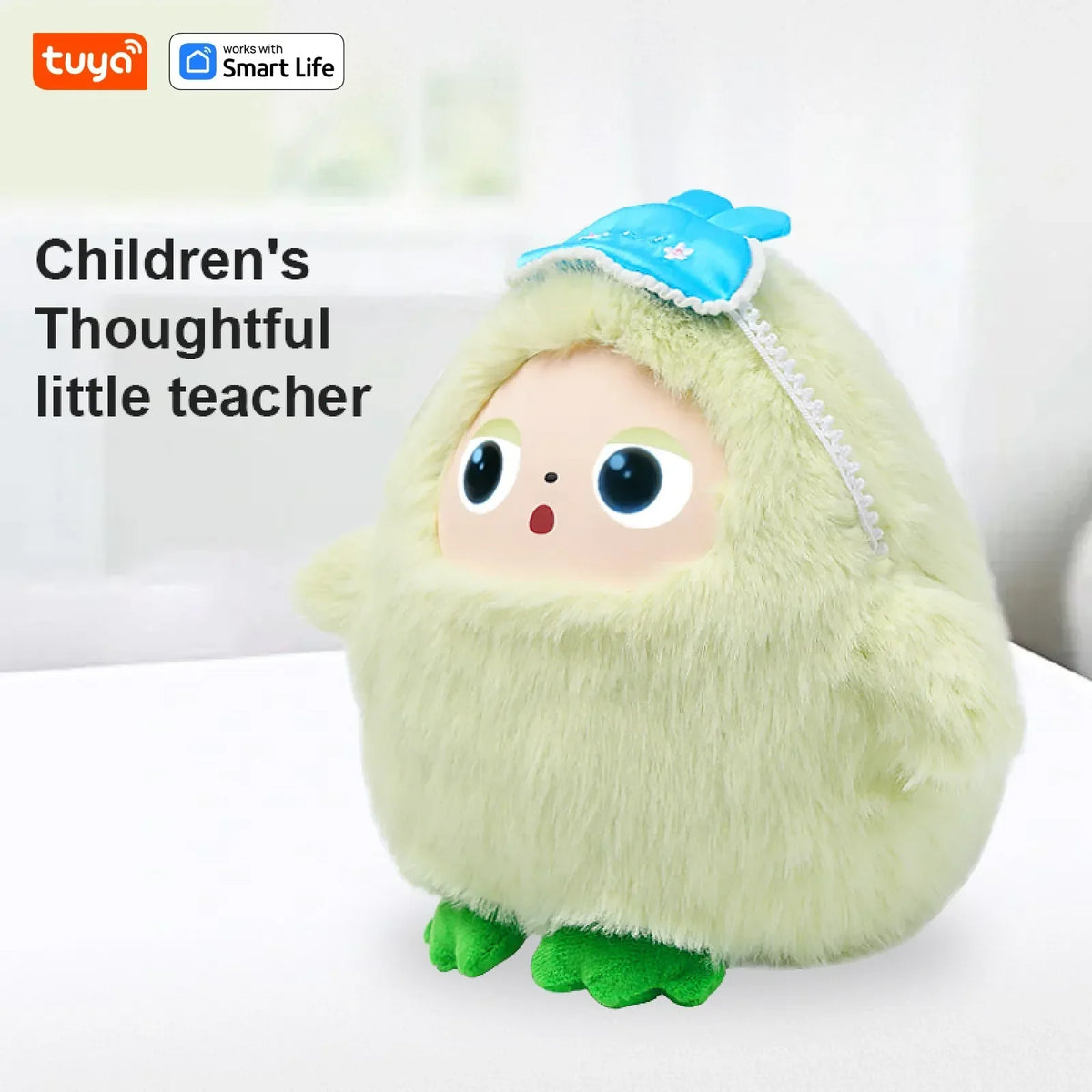 AI Smart Plush Toy – Interactive Voice Companion with LED Eyes & App Control