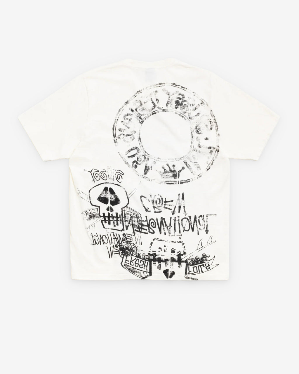 Stüssy - Men's Skulls Pigment Dyed Tee - (Natural)